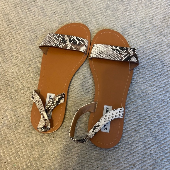 steve madden snake sandals